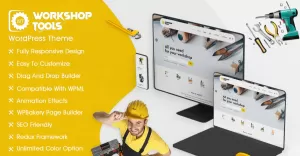 Workshop Tools Store WooCommerce Theme With AI Content Generator