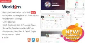 Worktern - Freelancer Marketplace HTML Template