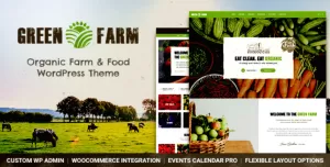WP Theme Green Farm - Organic Food Farm and Eco Food Store ...