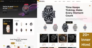 WristArc - Premium watch E-commerce HTML Template