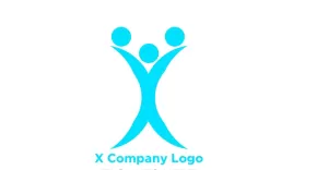 X Letter Company Logo Template