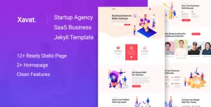 Xavat - Startup Agency and SaaS Business Jekyll Template