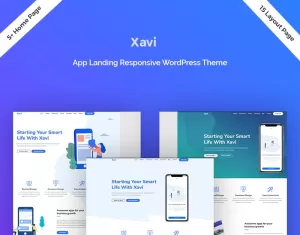 Xavi - App Landing & Software Company WordPress Theme