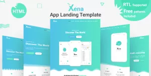 Xena - Mobile App Landing Page HTML Template