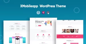 XMobileapp - Mobile App One page WordPress Theme