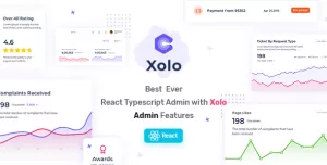 Xolo - React Responsive Admin Dashboard Template