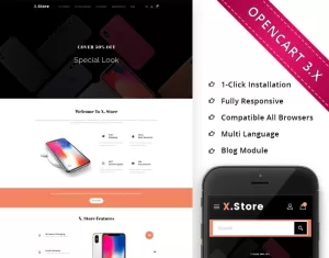 Xstore Mobile - Responsive OpenCart Template