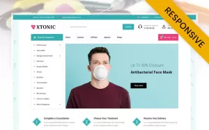 Xtonic - Medical Store OpenCart Template - TemplateMonster