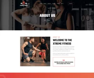 Xtreme Fitness  Elementor Template Kit