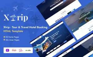 Xtrip - Tour & Travel Hotel Booking HTML Template