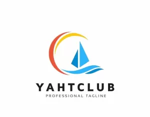 Yacht Club Logo Template