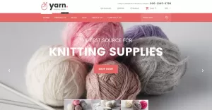 Yarn - Knitting Responsive Shopify Theme - TemplateMonster