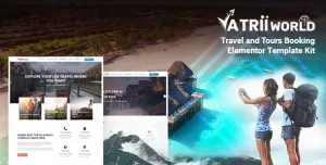 Yatriiworld – Travel & Tours Booking Elementor Template Kit