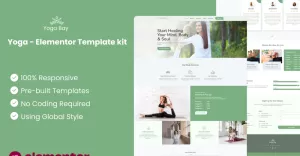 Yoga Bay  Elementor Template Kit