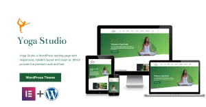 Yoga Studio Personalized WP Landing Page - TemplateMonster