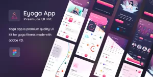 Yogaa App Premium UI Kit For Figma