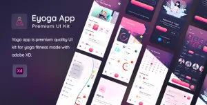 Yogaa App Premium UI Kit For XD