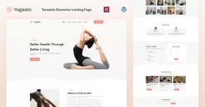 Yogastic - Yoga Class Elementor Landing Page