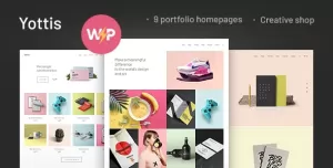 Yottis  Personal Creative Portfolio WordPress Theme + Store