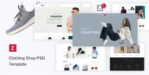Zango - Clothing Shop PSD Template