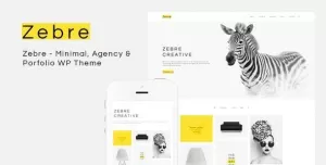 Zebre - Freelancer & Agency Portfolio Minimal WP Theme
