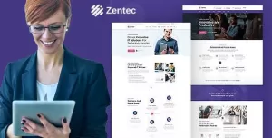 Zentec - IT Solutions Company  HubSpot Theme