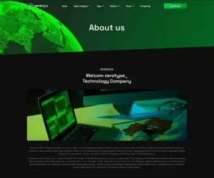 Zerotype - Technology & Software Company Elementor Template Kit
