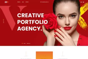 Zev - Creative Personal Portfolio Template Kit