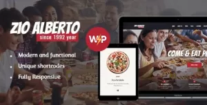 Zio Alberto  Pizza Restaurant, Cafe & Bistro WordPress Theme