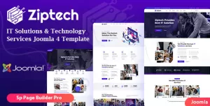 Ziptech - IT Solutions Technology Joomla Template
