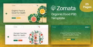 Zomata - Organic PSD Template