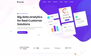 Zomia Data Analytics HTML5 Template