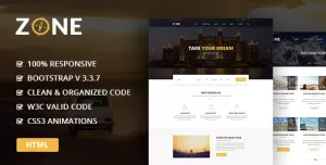 Zone - Tours and Travel HTML Template