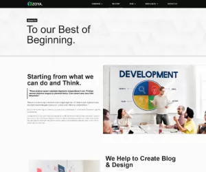 Zoya - Minimal Blog Elementor Template Kit