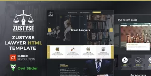 Zustyse - Lawyer & Attorney HTML Template