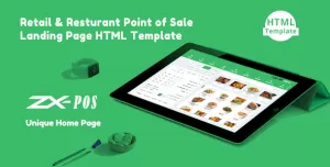 Zxpos - Sass Retail & Restaurant Point of Sale Landing Page HTML Template